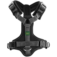 HUNTER Geschirr Maldon Up Schwarz/Grau S-M