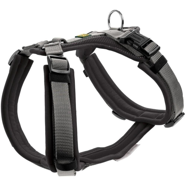 HUNTER Geschirr Maldon Up Schwarz/Grau XS