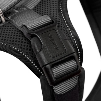 HUNTER Geschirr Maldon Up Schwarz/Grau XS