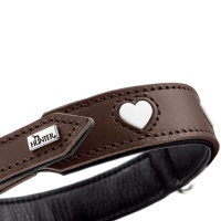 HUNTER Halsband Love braun 80