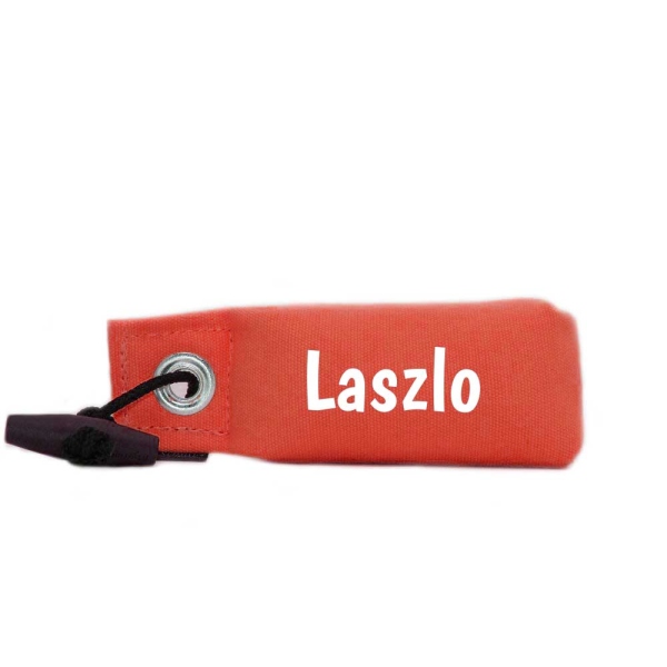 Mystique Pocketdummy Einzel Name orange 85g weiß