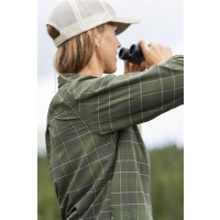 Pinewood 3122 Abisko Trekking Langarmhemd Damen Mossgreen (135) L