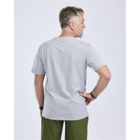 Pinewood 5449 Finnveden Recycled Outdoor T-Shirt L.Grey Melange Forest (463) S