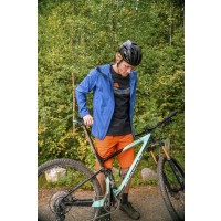 Pinewood 5449 Finnveden Recycled Outdoor T-Shirt D.Anthracite Melange Sunset (464) XL