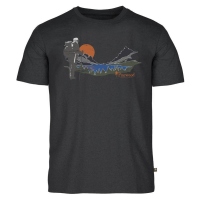 Pinewood 5449 Finnveden Recycled Outdoor T-Shirt D.Anthracite Melange Sunset (464) XXL
