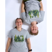 Pinewood 3449 FinnvedenOutdoor Damen T-Shirt L.Grey Mela. Forest (463) XL