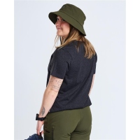 Pinewood 3449 Finnveden Recycled Outdoor Damen T-Shirt D.Anthracite Melange Sunset (464) S