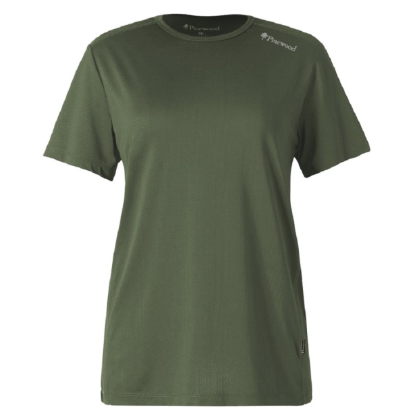 Pinewood 3462 Function T-Shirt Damen Mossgreen (135)