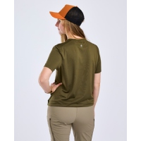 Pinewood 3462 Function T-Shirt Damen Mossgreen (135) XS