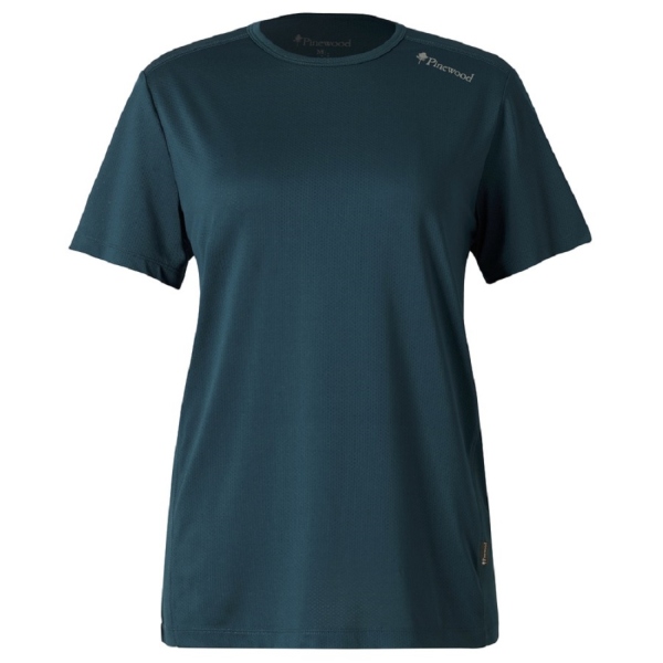 Pinewood 3462 Function T-Shirt Damen D.Teal Blue (389) L