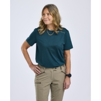 Pinewood 3462 Function T-Shirt Damen D.Teal Blue (389) L