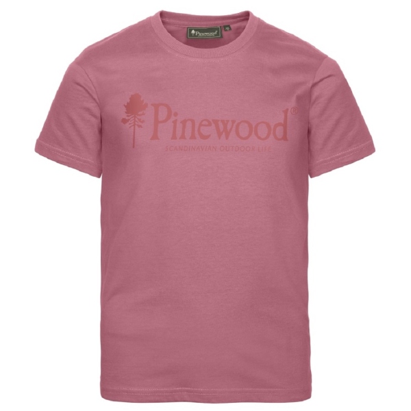 Pinewood 6445 Outdoor Life Kids T-Shirt Lantana Pink (839) 152