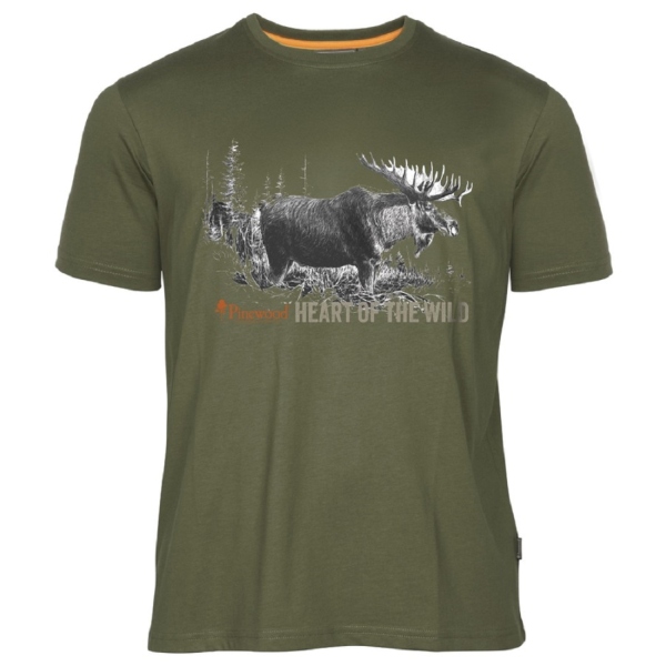 Pinewood 5466 Elch T-Shirt Green (100)