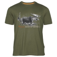 Pinewood 5466 Elch T-Shirt Green (100)