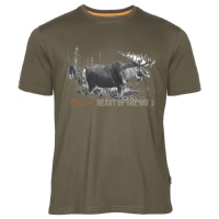Pinewood 5450 Elch T-Shirt H.Brown (209) L