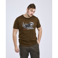 Pinewood 5450 Elch T-Shirt H.Brown (209) L