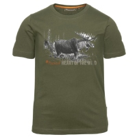 Pinewood 6466 Elch T-Shirt Kids Green (100)
