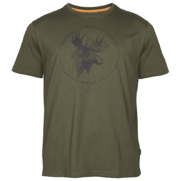 Pinewood 5450 Elch T-Shirt Olive (107) XL