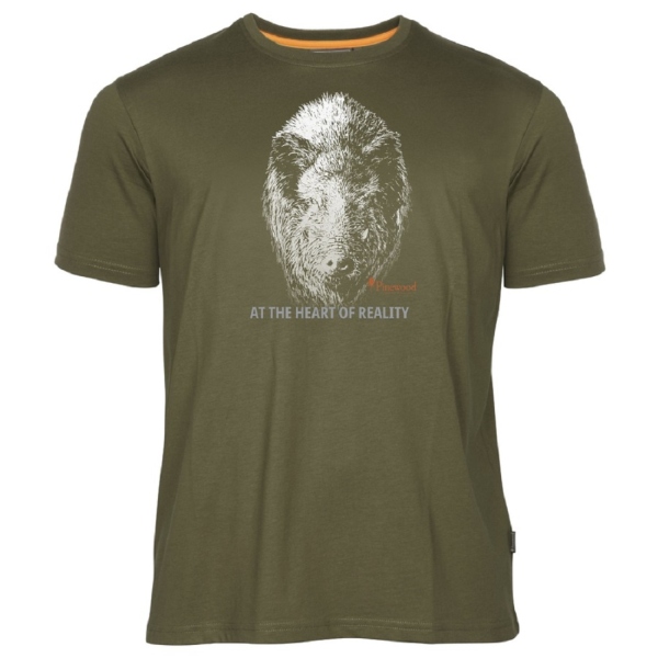 Pinewood 5467 Wildschwein T-Shirt H.Olive (713) L