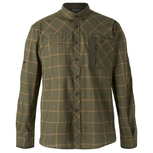 Pinewood 5329 Wolf Hemd Green/Terracotta (704) L