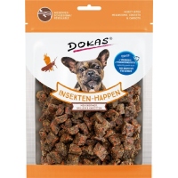 DOKAS - Insekten-Happen - Mehlwurm, Grille, Karotte 1er Pack (1x100g)