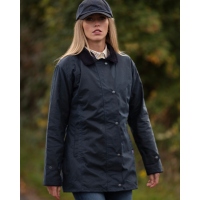 Walker and Hawkes Damen Wachsjacke Victoria – Navy