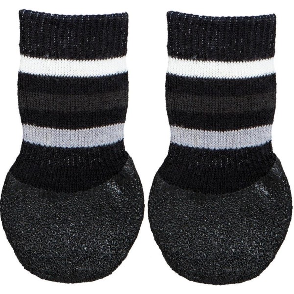 Trixie Hundesocken Rundum Anti-Rutsch schwarz 2 St.