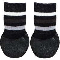 Trixie Hundesocken Rundum Anti-Rutsch schwarz 2 St.