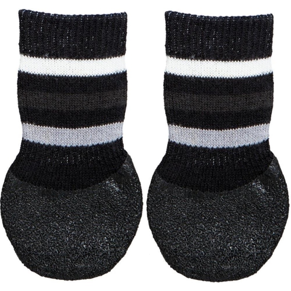 Trixie Hundesocken Rundum Anti-Rutsch schwarz 2 St. M-L
