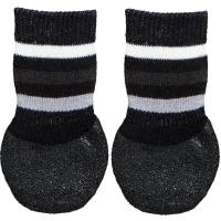 Trixie Hundesocken Rundum Anti-Rutsch schwarz 2 St. M-L