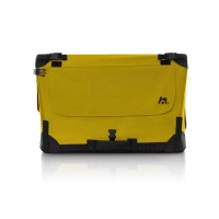 Maelson Soft Kennel faltbare Hundebox mit Tragegriff Saffron Yellow