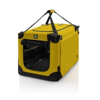 Maelson Soft Kennel faltbare Hundebox -Saffron Yellow- XS...