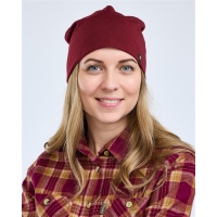 Pinewood 1166 Beanie Merinowolle Burgundy (503)