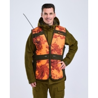 Pinewood 5721 Furudal Hunt Pro 2.0 Camou Weste Strata Blaze/Mossgreen (990)