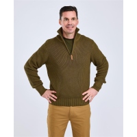 Pinewood 5368 Philip Strickpullover Herren Olive Green (770) XL