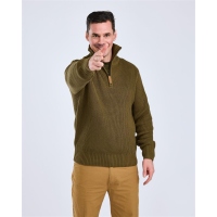 Pinewood 5368 Philip Strickpullover Herren Olive Green (770) XL