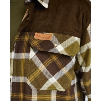 Pinewood 9436 Douglas Hemd Olive Green/Creme White (773)