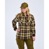 Pinewood 3429 Douglas Damen Bluse Olive Green/Creme White (773) L