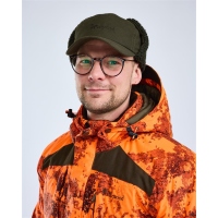 Pinewood 1219 Småland Teddy Winter Cap Mossgreen/Orange (192)