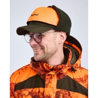 Pinewood 1219 Småland Teddy Winter Cap Mossgreen/Orange (192)
