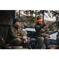 Pinewood 1219 Småland Teddy Winter Cap Mossgreen/Orange (192)