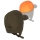 Pinewood 1219 Småland Teddy Winter Cap Mossgreen/Orange (192)