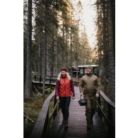 Pinewood 3259 Abisko Insulation Hybrid Damen Jacke Brick Pink/Burgundy (841)