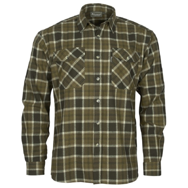 Pinewood 9026 Härjedalen Hemd Herren H.Olive/Khaki (756)