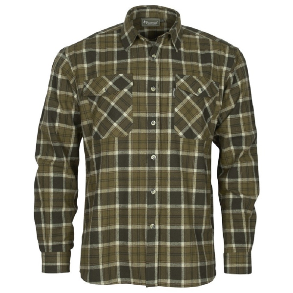Pinewood 9026 Härjedalen Hemd Herren H.Olive/Khaki (756)