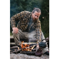 Pinewood 9026 Härjedalen Hemd Herren H.Olive/Khaki (756) L