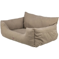 Trixie Autositz doppelt 80 x 35 x 60 cm taupe
