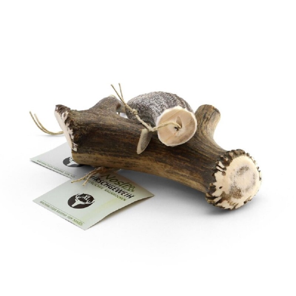 Nosli Hirschgeweih ganz S (50-75g)