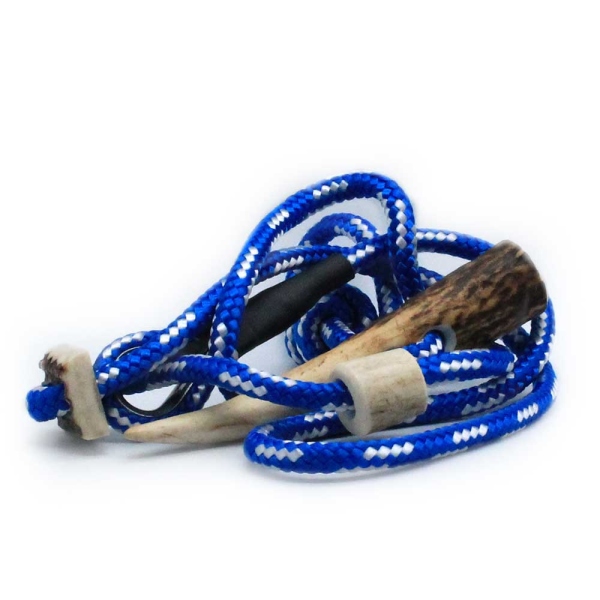 MewogS Knäbelschen HORN mit Zugbegrenzung 130cm blau-weiß