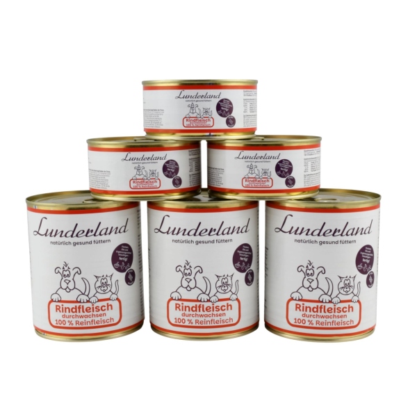 Lunderland Reinfleisch-Dose Rindfleisch durchwachsen 800g